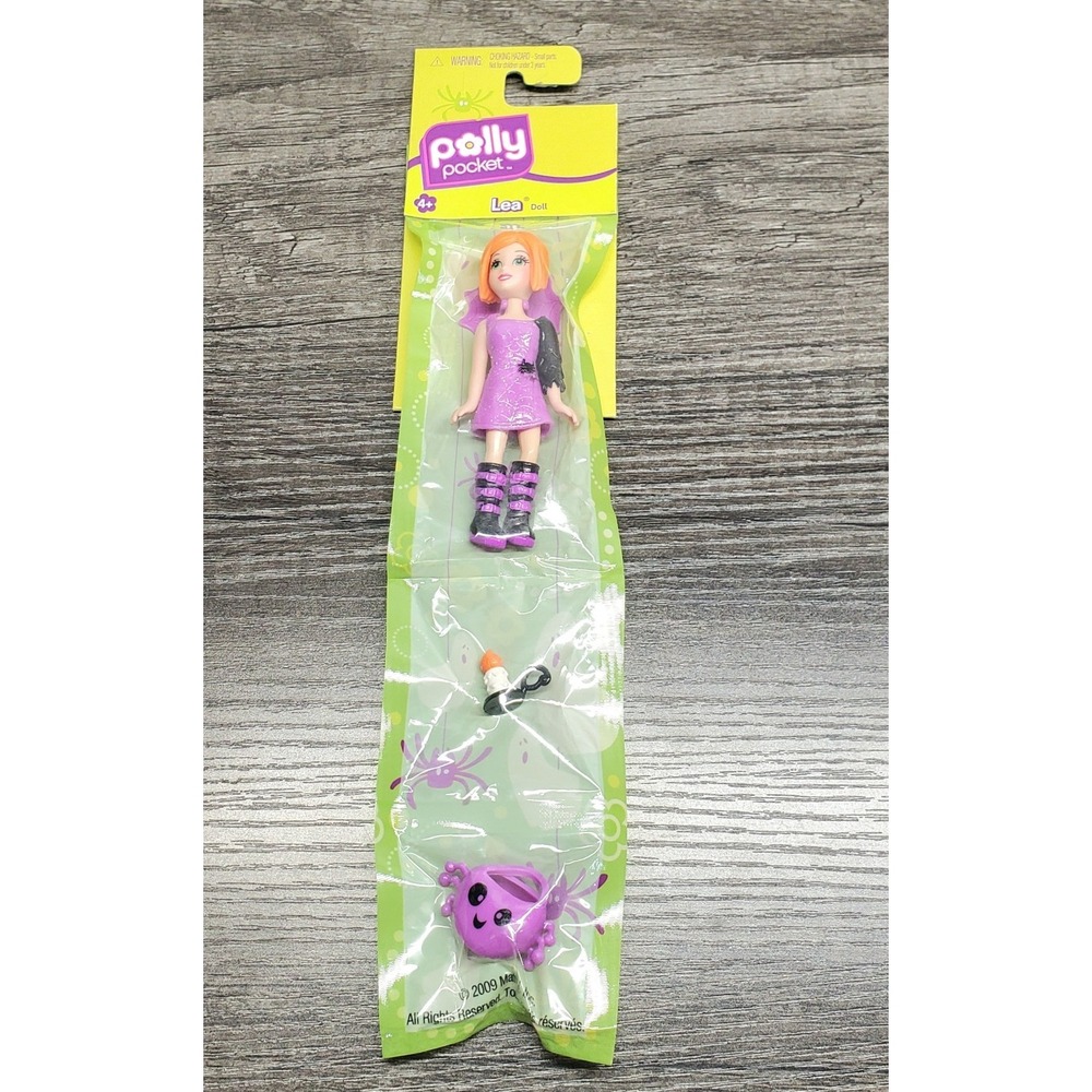Polly Pockets Halloween Witch Doll LEA 2009 Sealed Brand New RARE Discontinued